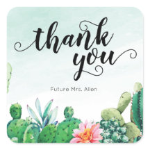 Acuarela Succulum Gracias