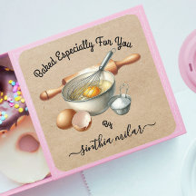 Acuarela vintage horneada por Tags de regalo