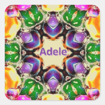 ADELE ~ Patrón abstracto brillante ~ Personalizado