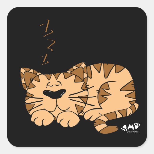 Pegatina Cuadrada Adesivo (Anverso)