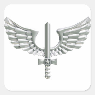 Pegatina Cuadrada Adesivo Força aérea Brasileira - Modelo 2