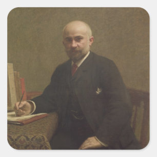 Pegatina Cuadrada Adolfo Jullien 1887