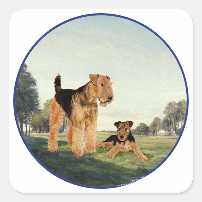 Pegatina Cuadrada Adultos y adultos (Anverso)