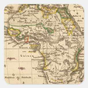 Pegatina Cuadrada África 16