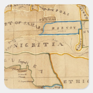 Pegatina Cuadrada África 26