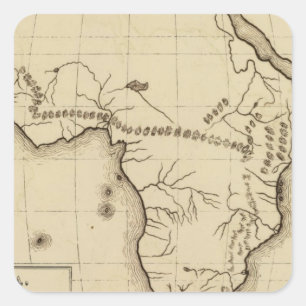 Pegatina Cuadrada África 5