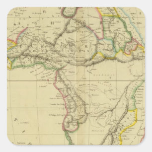 Pegatina Cuadrada África 6