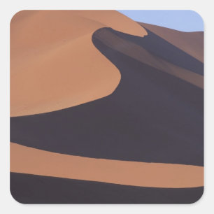 Pegatina Cuadrada África, Namibia, Desierto del Namib. Sossusvlei.