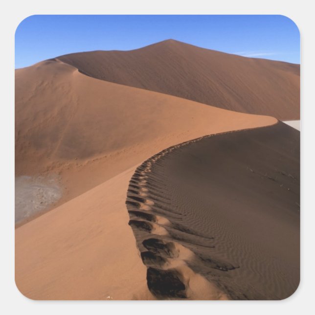 Pegatina Cuadrada África, Namibia, Parque Nacional Namib Naukluft, 2 (Anverso)