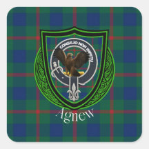 Agnew Scottish Clan Tartán y Escudo