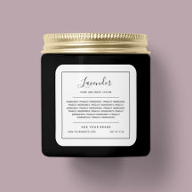 Agregar la lista de ingredientes de borde negro de