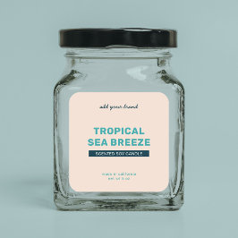 Pegatina Cuadrada Agregar marca con colores completamente Personaliz