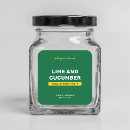 Pegatina Cuadrada Agregar marca con colores completamente Personaliz