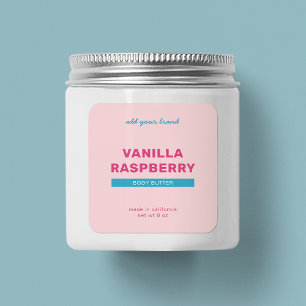 Pegatina Cuadrada Agregar marca con colores completamente Personaliz