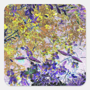 PEGATINA CUADRADA AGUA