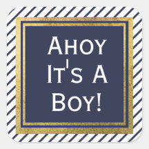 Ahoy Es Un Chico Baby Shower Nautical