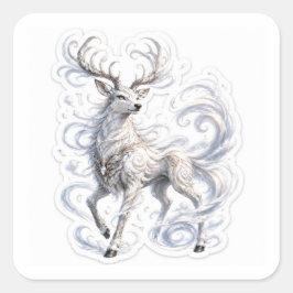 Pegatina Cuadrada Air Deer Fantasy Stickers