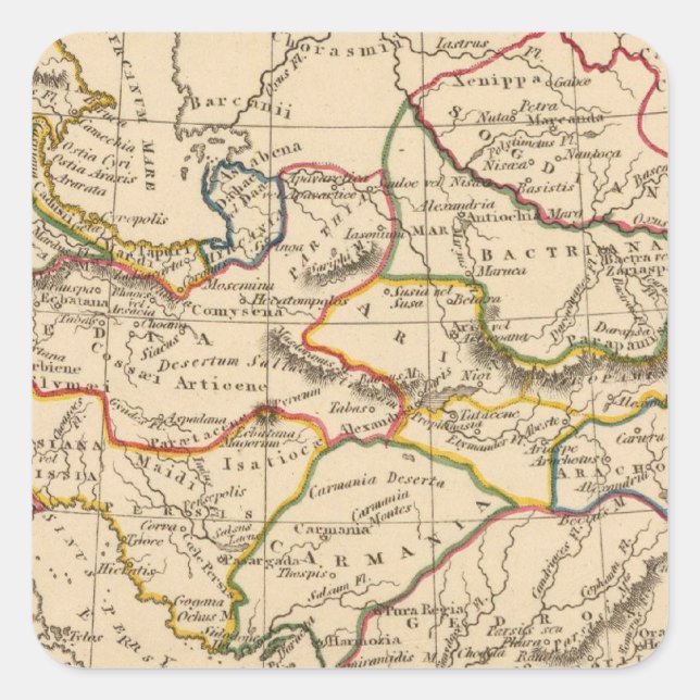 Pegatina Cuadrada Aisa (Anverso)