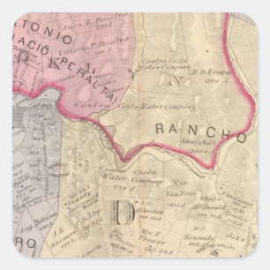 Pegatina Cuadrada Alameda Co 3