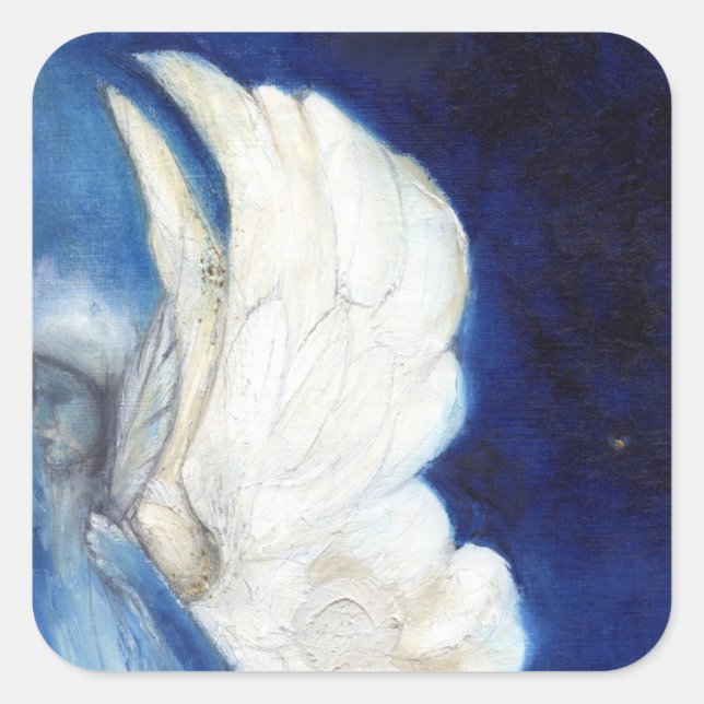 Pegatina Cuadrada Alas sobre Londres 2013 (Anverso)