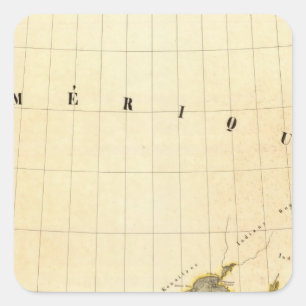 Pegatina Cuadrada Alaska 13