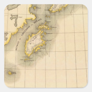 Pegatina Cuadrada Alaska 22