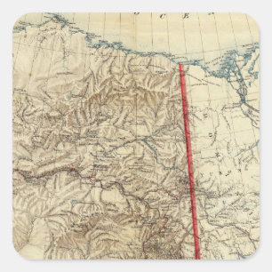 Pegatina Cuadrada Alaska 5