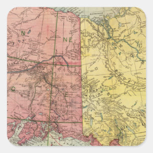 Pegatina Cuadrada Alaska 6