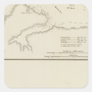 Pegatina Cuadrada Alaska 8