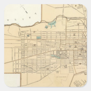 Pegatina Cuadrada Albany