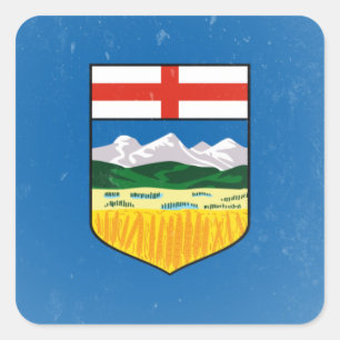 Pegatina Cuadrada Alberta