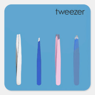 Pegatina Cuadrada Álbum de parodia de la banda Tweezer