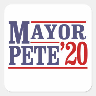 PEGATINA CUADRADA ALCALDE PETE '20