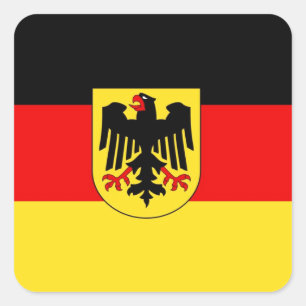 PEGATINA CUADRADA ALEMANIA