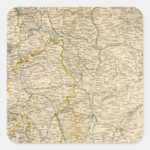 Pegatina Cuadrada Alemania 2