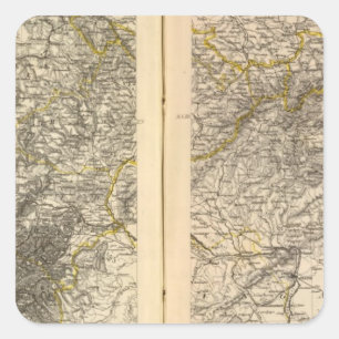 Pegatina Cuadrada Alemania 25