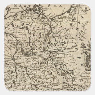 Pegatina Cuadrada Alemania 25