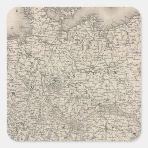 Pegatina Cuadrada Alemania 26