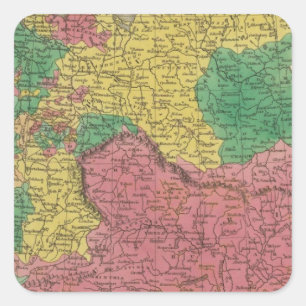 Pegatina Cuadrada Alemania 29