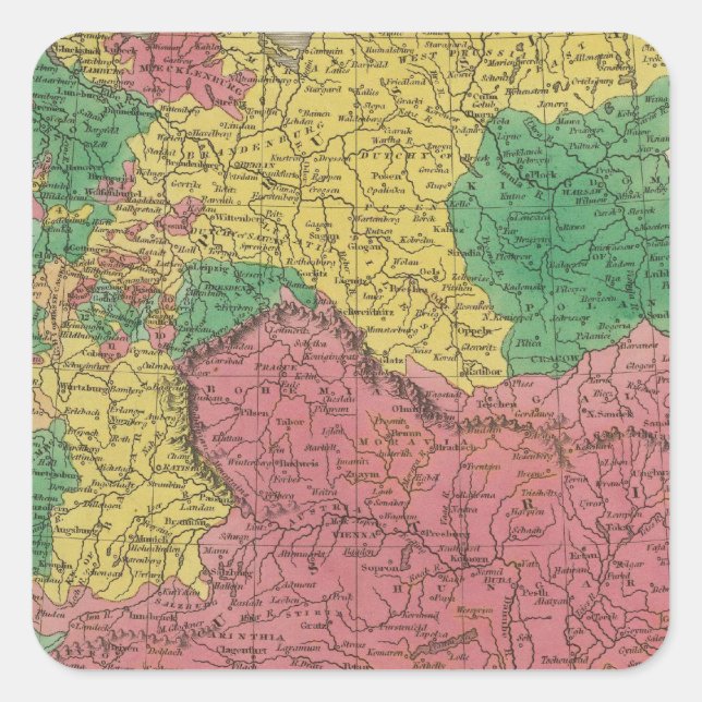 Pegatina Cuadrada Alemania 29 (Anverso)