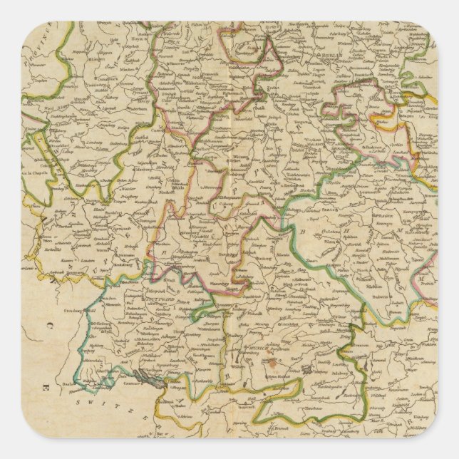 Pegatina Cuadrada Alemania 32 (Anverso)