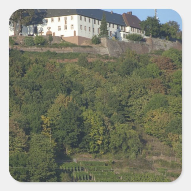 Pegatina Cuadrada Alemania, Francia, Wertheim. Hillera especial (Anverso)