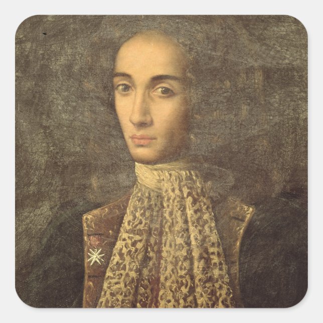 Pegatina Cuadrada Alessandro Scarlatti (Anverso)