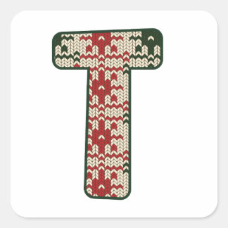Pegatina Cuadrada Alfabeto de navidades (20)