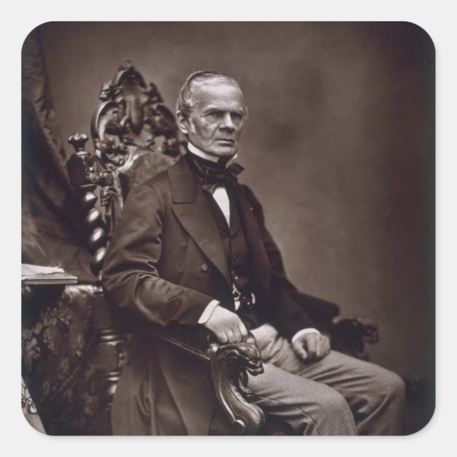 Pegatina Cuadrada Alfred Auguste Cuvillier-Fleury (1802-87), de 'G (Anverso)