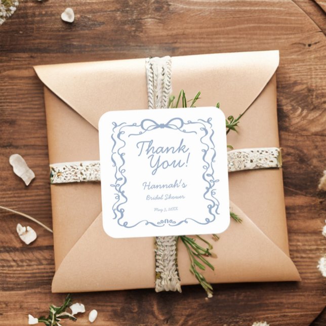 Pegatina Cuadrada Algo Azul Antes de Hacer Favor de Despedida de Sol (Subido por el creador)