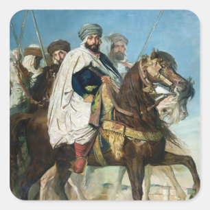 Pegatina Cuadrada Ali Ben Ahmed, el último califa de Constantino