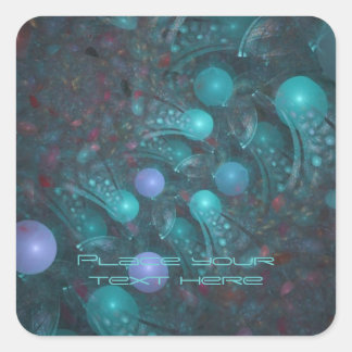 Pegatina Cuadrada Alien Skin 001