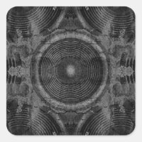 Altavoces de música en blanco y negro