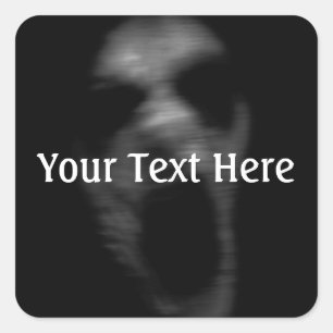 Pegatina Cuadrada Alteraciones mentales de caída